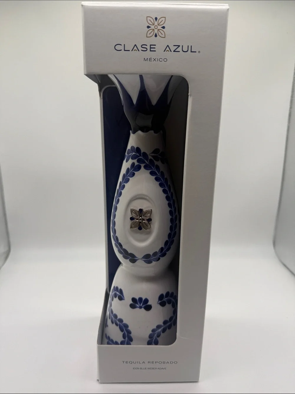 Clase Azul Reposado 750ml Tequila Bottle in Box . Empty Bottle